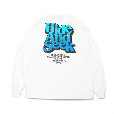 [HIDE AND SEEK]N.Mind L/S Tee/ WHITE