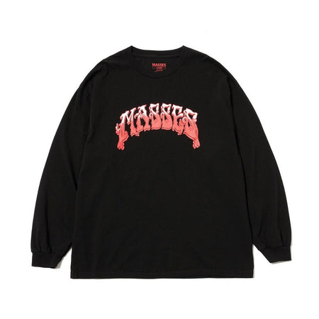 [MASSES]T-SHIRT L/S JOINT/BLACK/RED