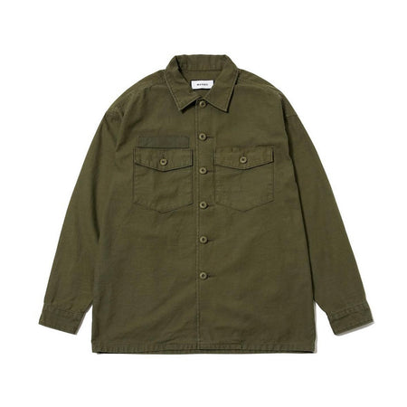 [MASSES]UTILITY SHIRT/OLIVE