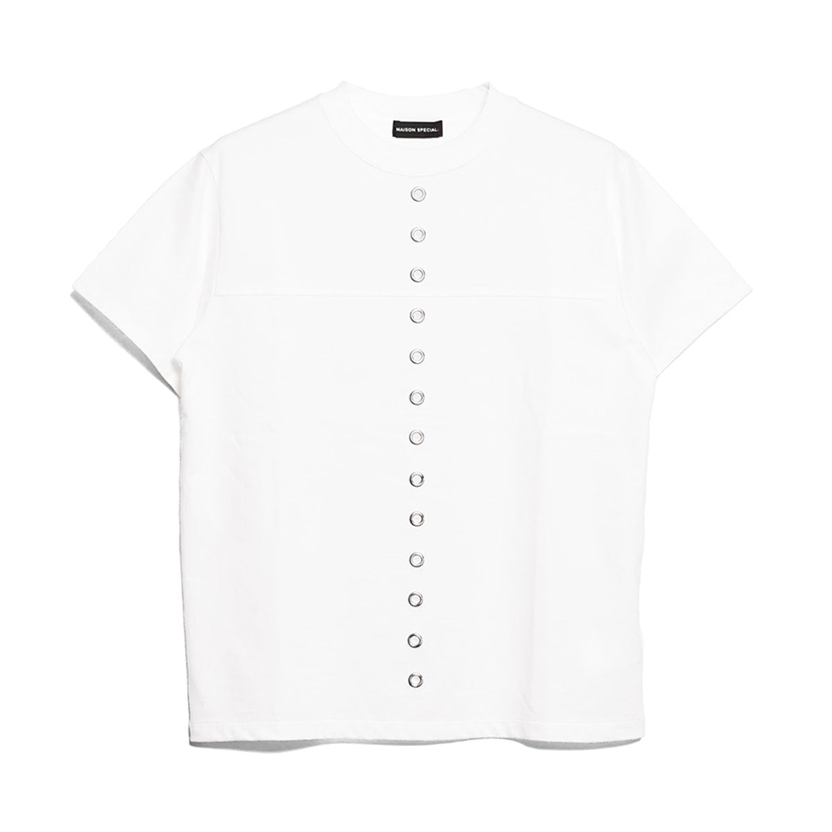 MAISON SPECIAL]アイレットTシャツ/WHITE(21231415102) – R&Co.