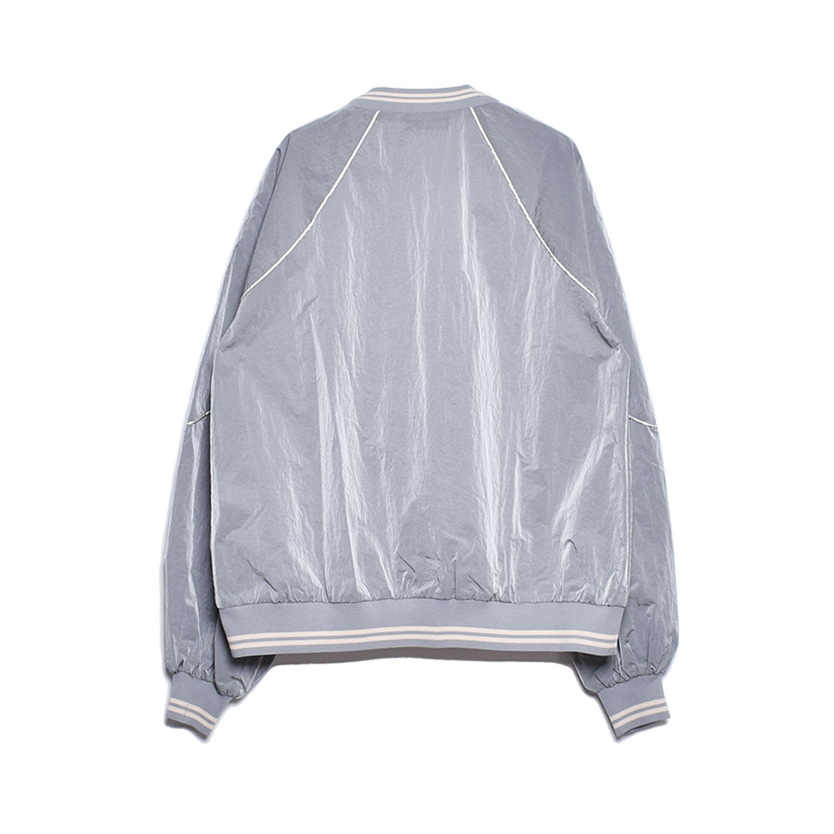 MAISON SPECIAL]Color Piping Nylon Top/GRAY(21232315305) – R&Co.