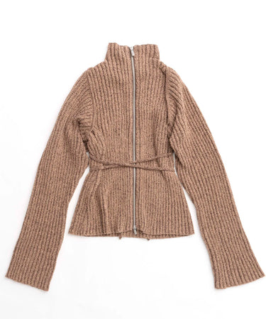 [MAISON SPECIAL]Layered Bolero Knitwear/BROWN(21242365804)