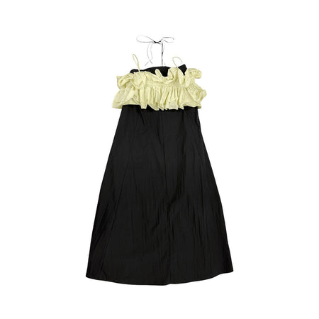 [MAISON SPECIAL]フリルベアマキシドレス/BLACK(21251266003)