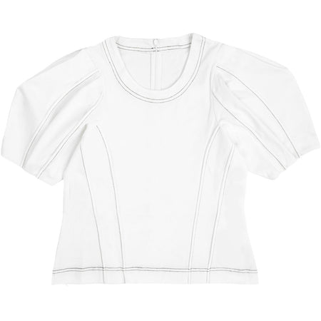 [MAISON SPECIAL]バレルスリーブトップ/WHITE(21251415212)
