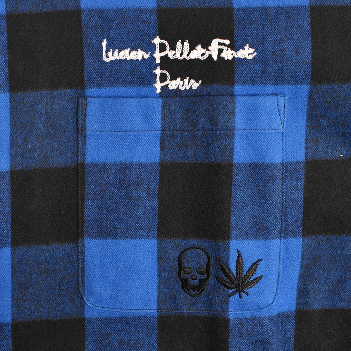 lucien pellat-finet]CHECK SHIRT/BLUE(213-81401) – R&Co.