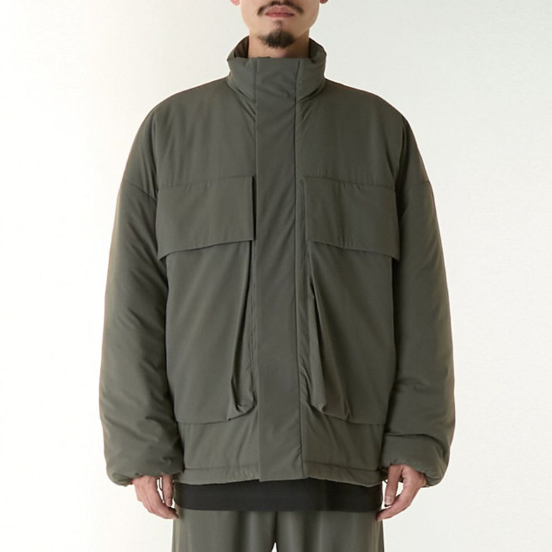 [N.hoolywood]STAND COLLAR BLOUSON/GRAY(2242-BL03-001)