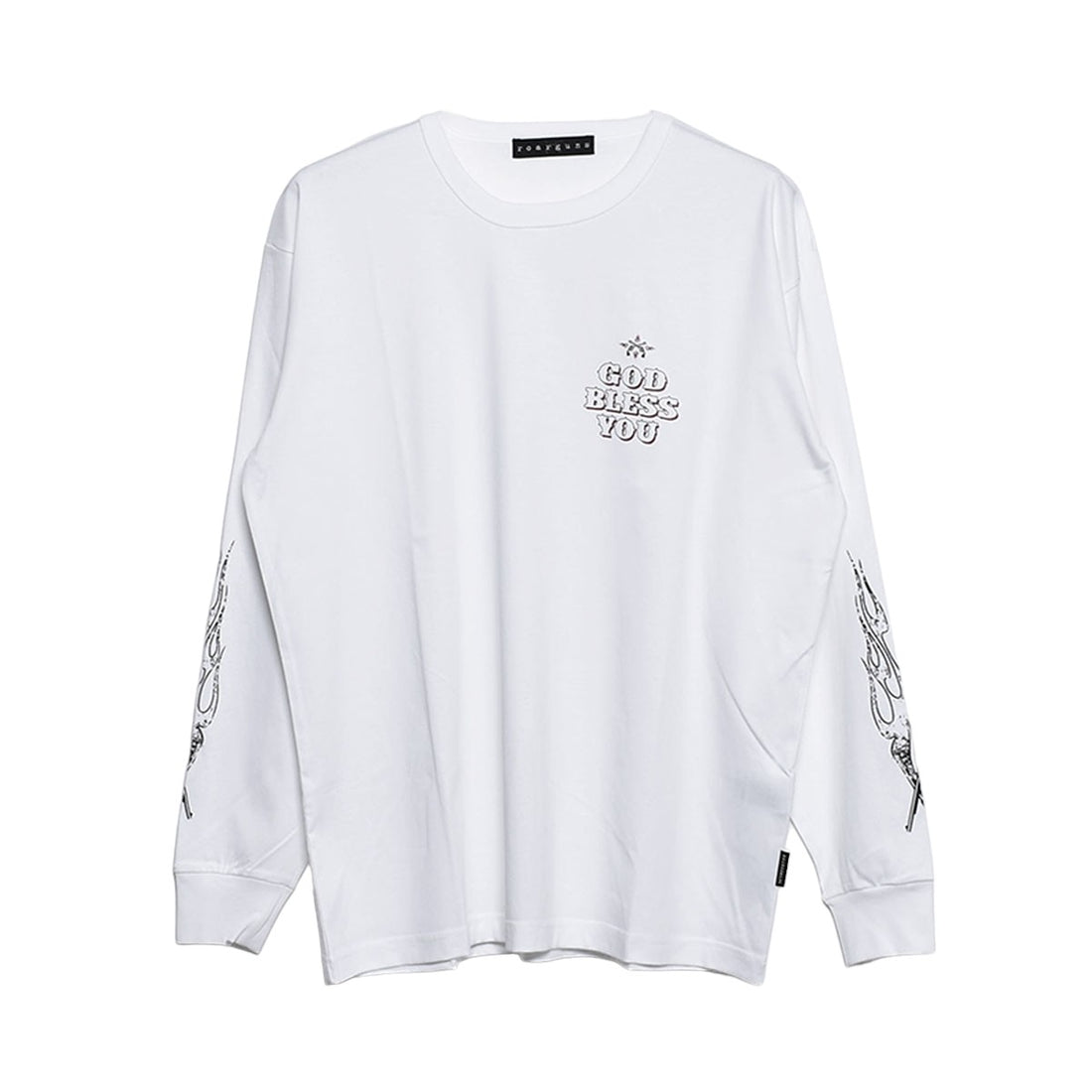 [roarguns]GOD BLESS L/S T/WHITE(24MGT-01)