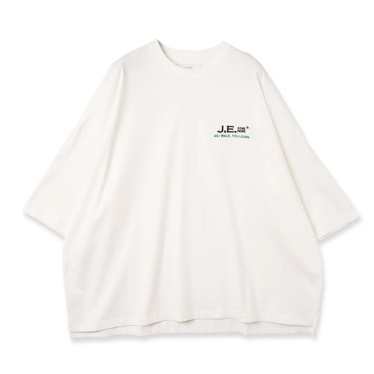 JieDa]JE EMBROIDERY TEE/WHITE(Jie-24S-CT19) – R&Co.