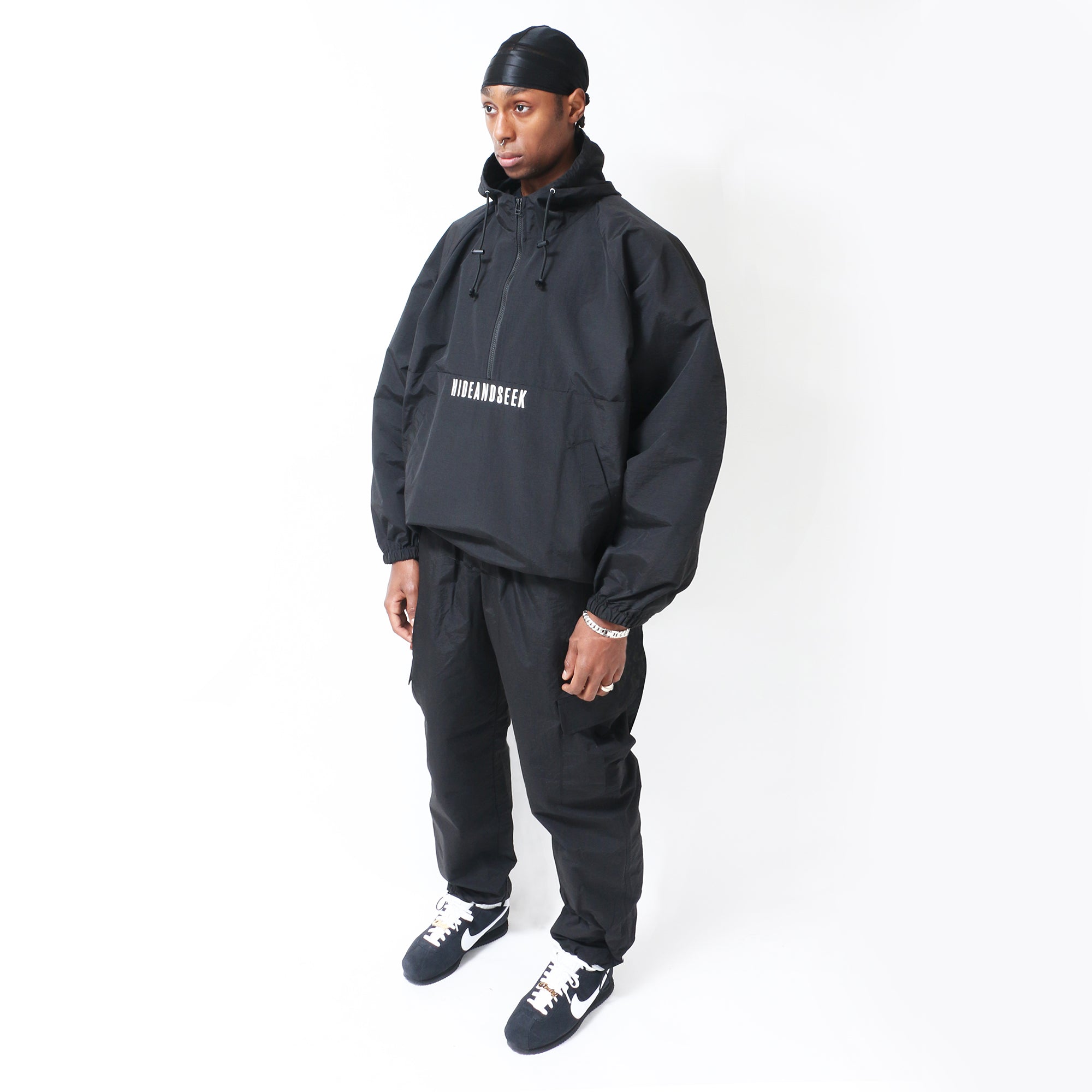 HIDE AND SEEK]Nylon 6P Track Pant(24ss)/ BLACK – R&Co.