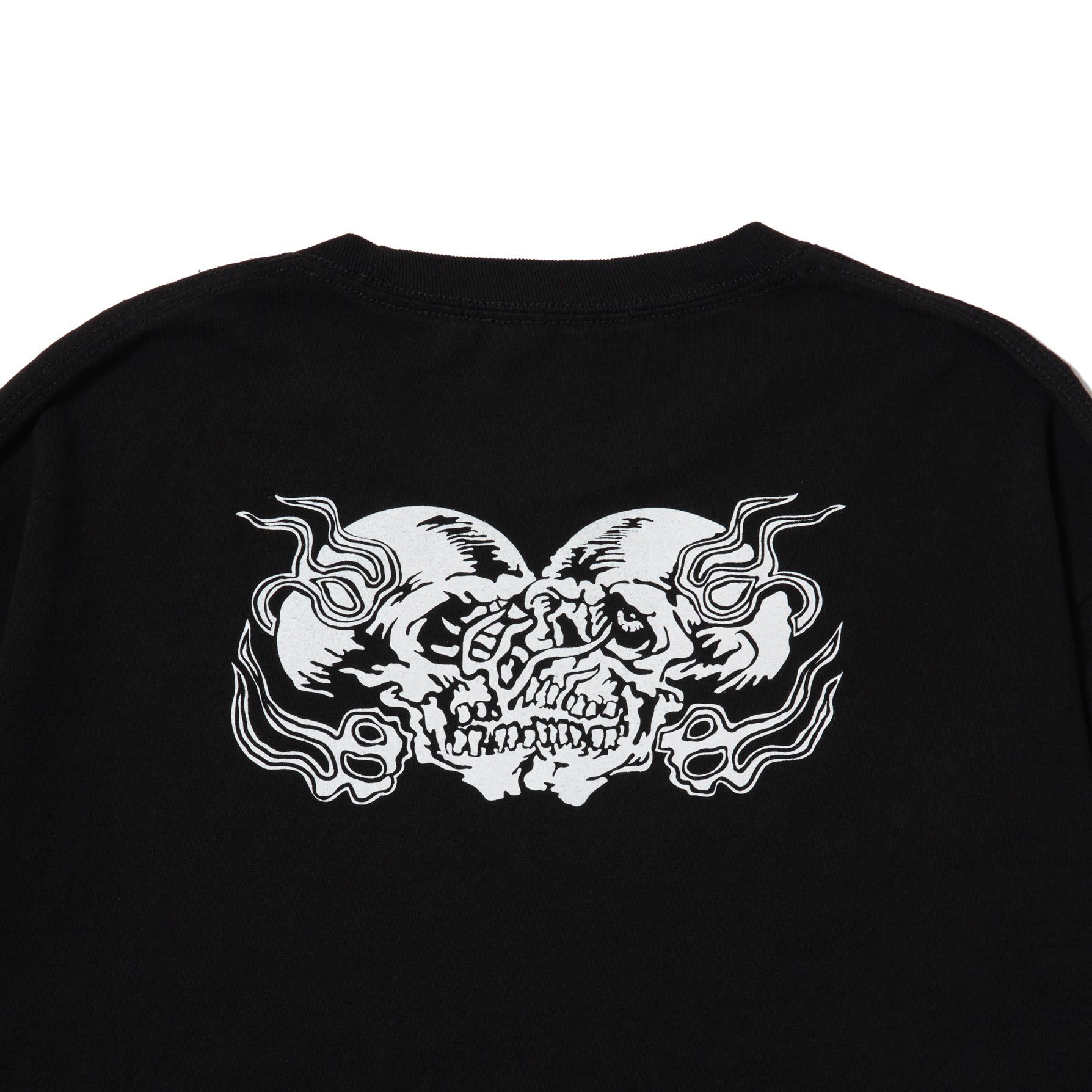 MASSES]T-SHIRT L/S TWIN SKULL/BLACK – R&Co.