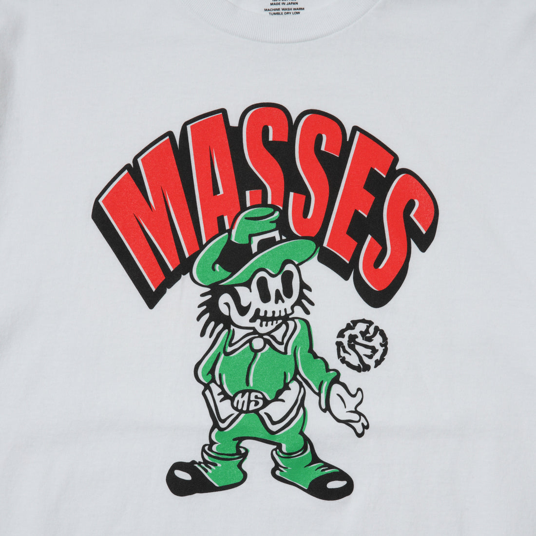 [MASSES]T-SHIRT STEAL THE BALL/WHITE