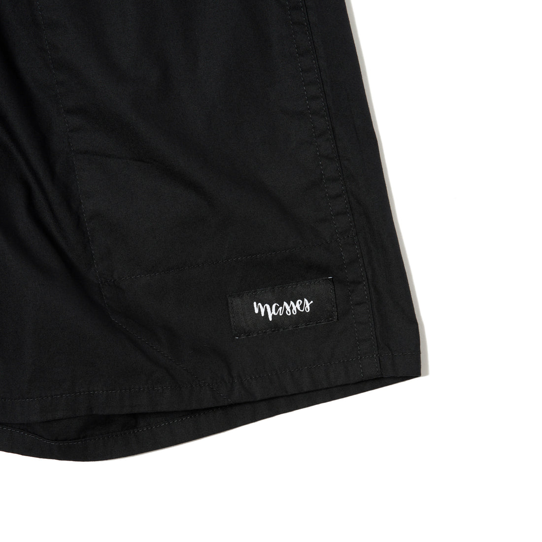 [MASSES]SHORTS PLAIN/BLACK