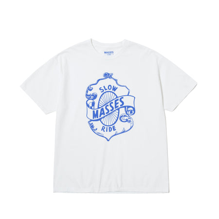 [MASSES]T-SHIRT SLOW RIDE/WHITE