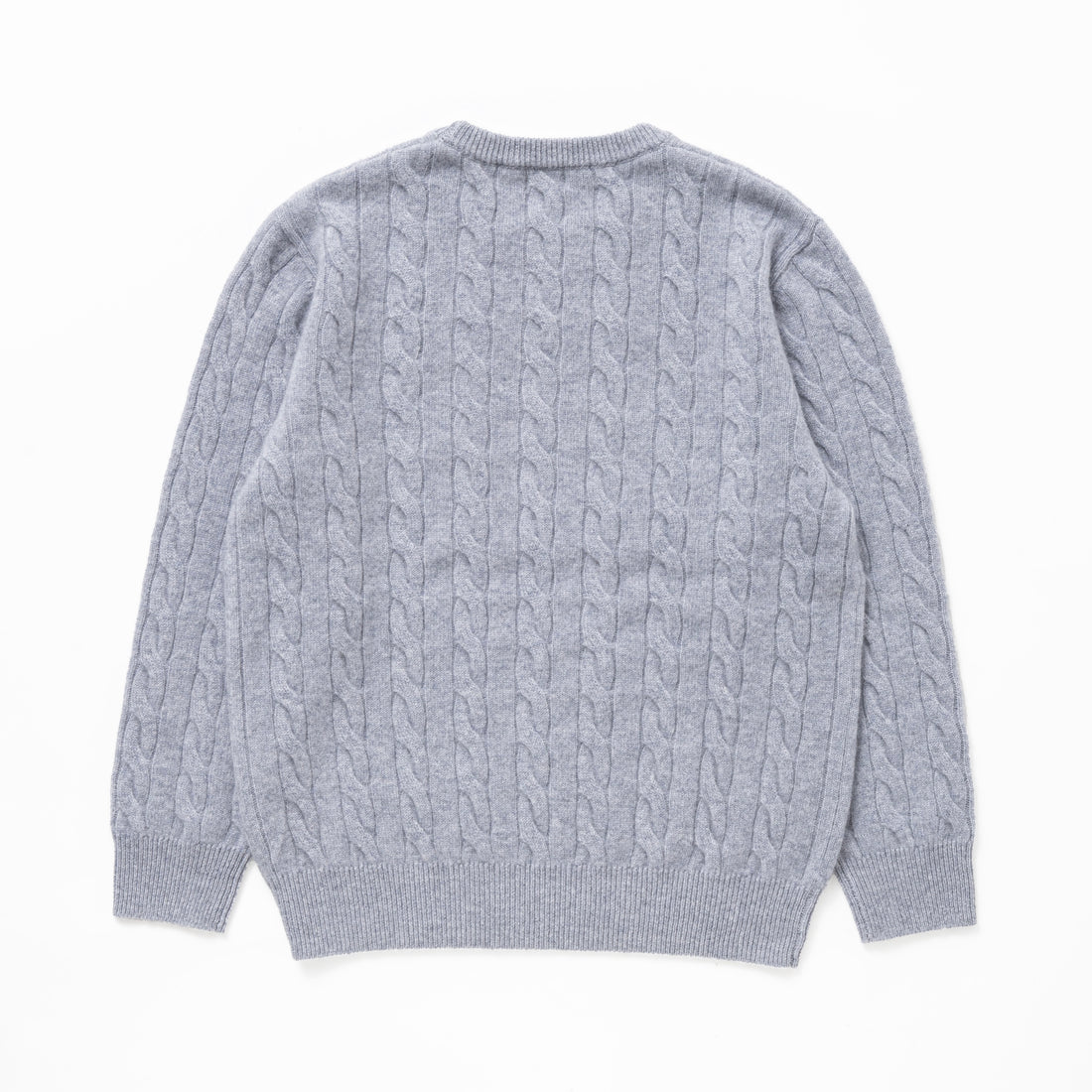 [RATS]CASHMERE CABLE KNIT/GRAY