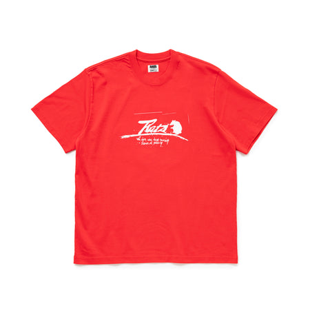 [RATS]SCRIPT LOGO WAY OF LIFE TEE/RED