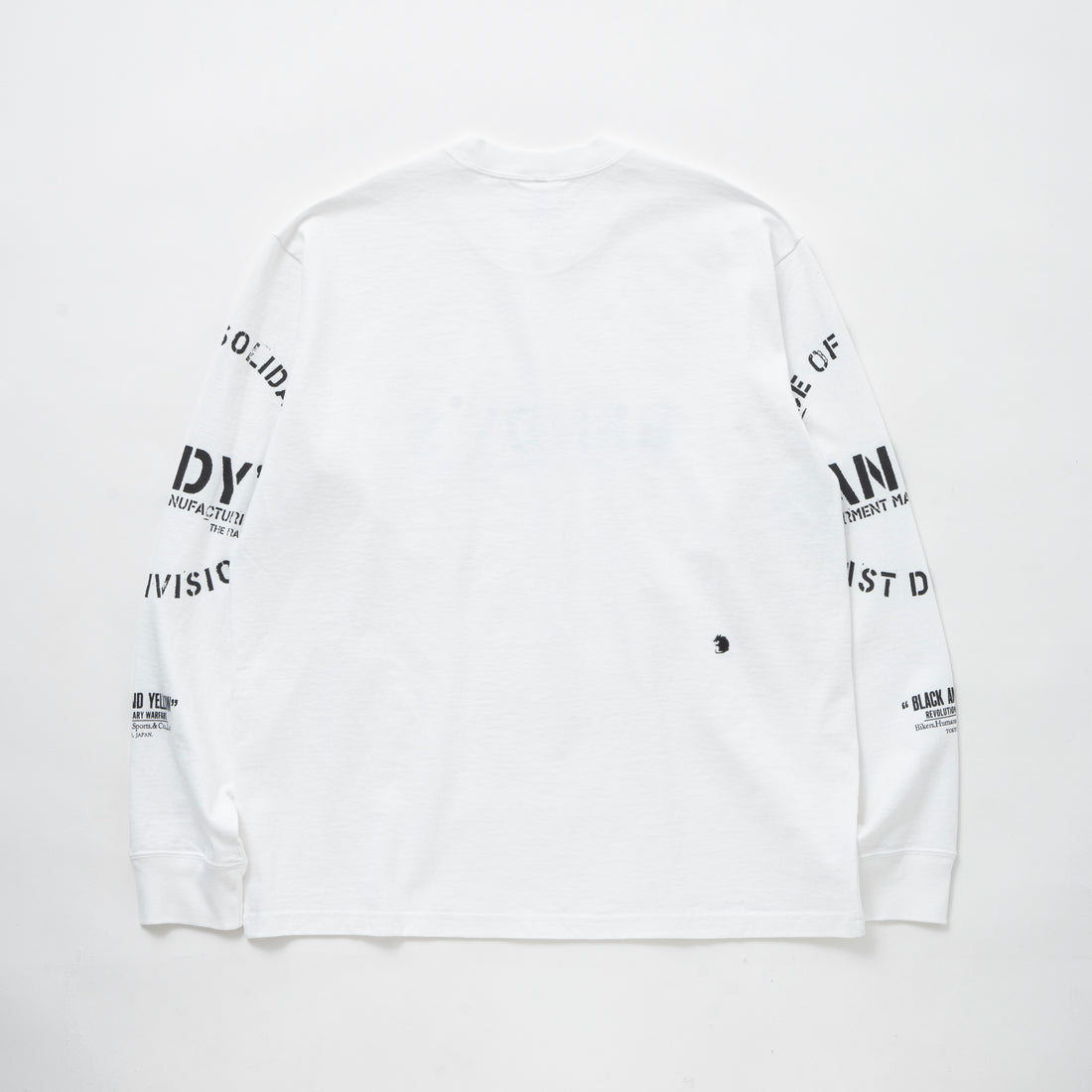 [RATS]STAMP LOGO L/S TEE/WHITE