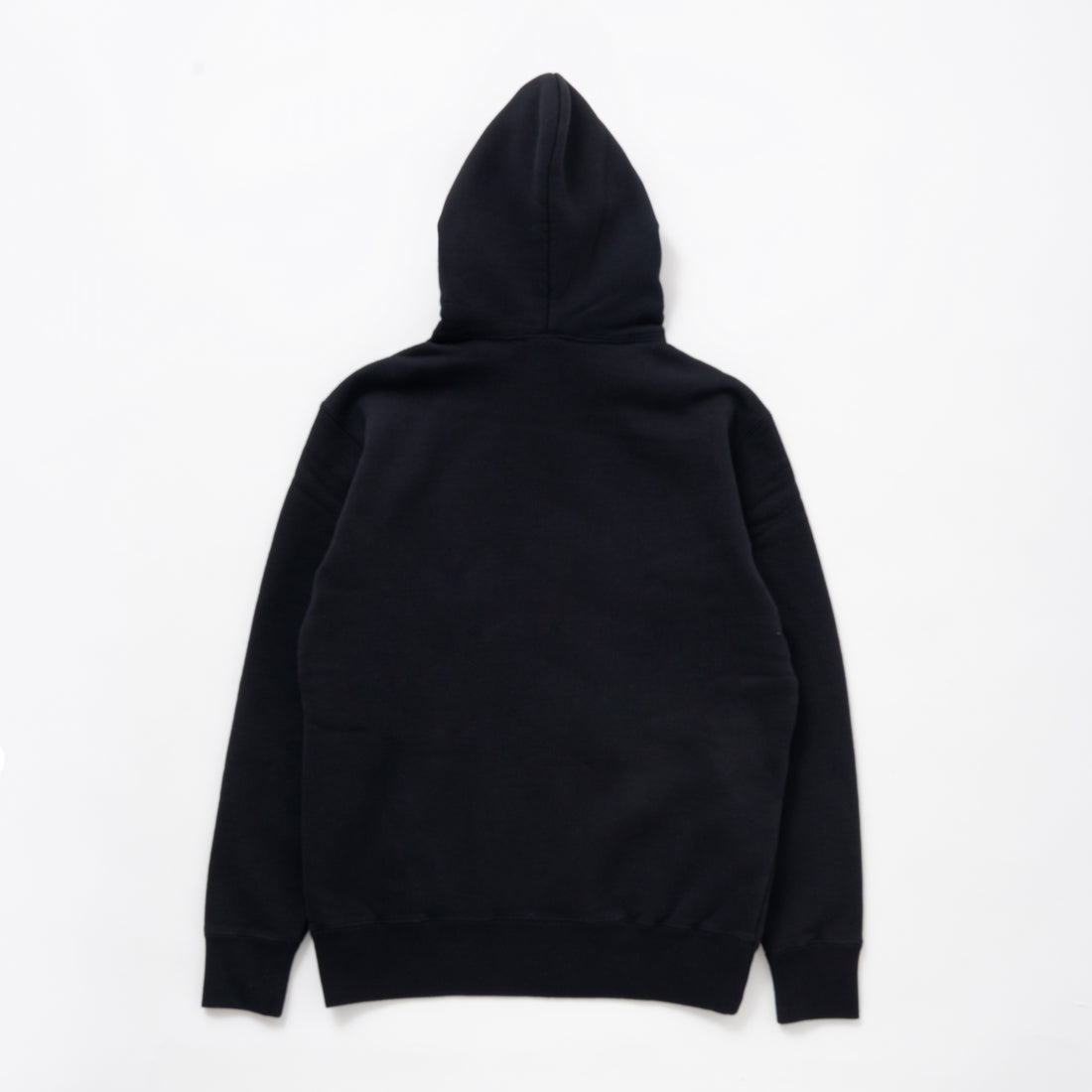 [RATS]FLEECE CROSS NECK HOODIE/BLACK