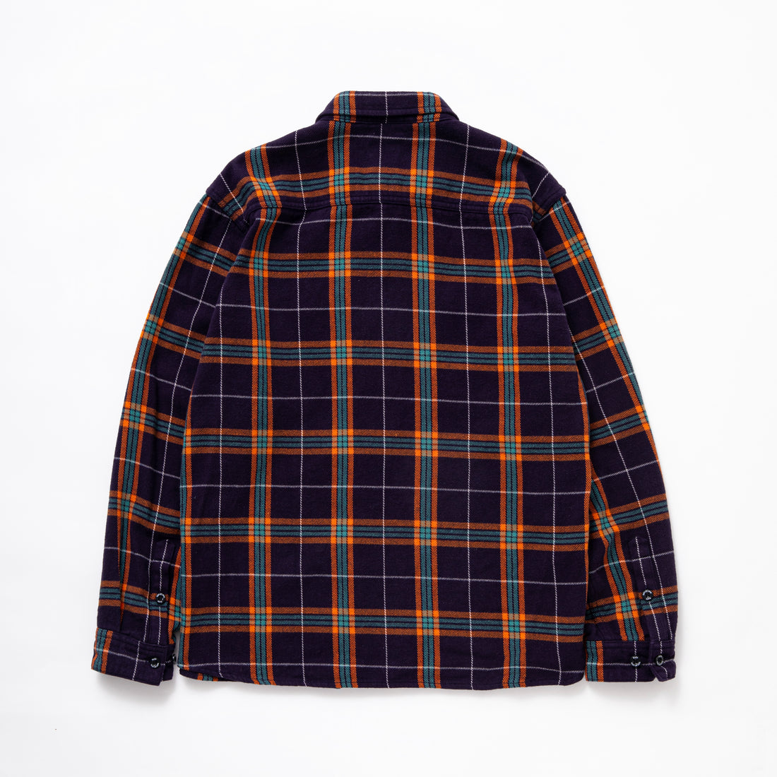 [RATS]COTTON FLANNEL NAVY CHECK SHIRT/NAVY CHECK