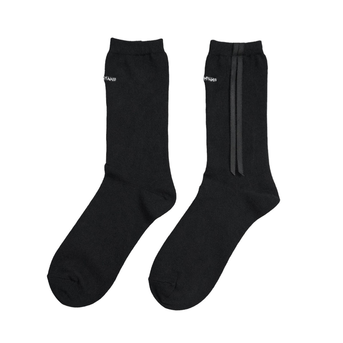 [ASKYY]2WIN RIBBON SOCKS -3SET BOX-/BLACK(391RA1)