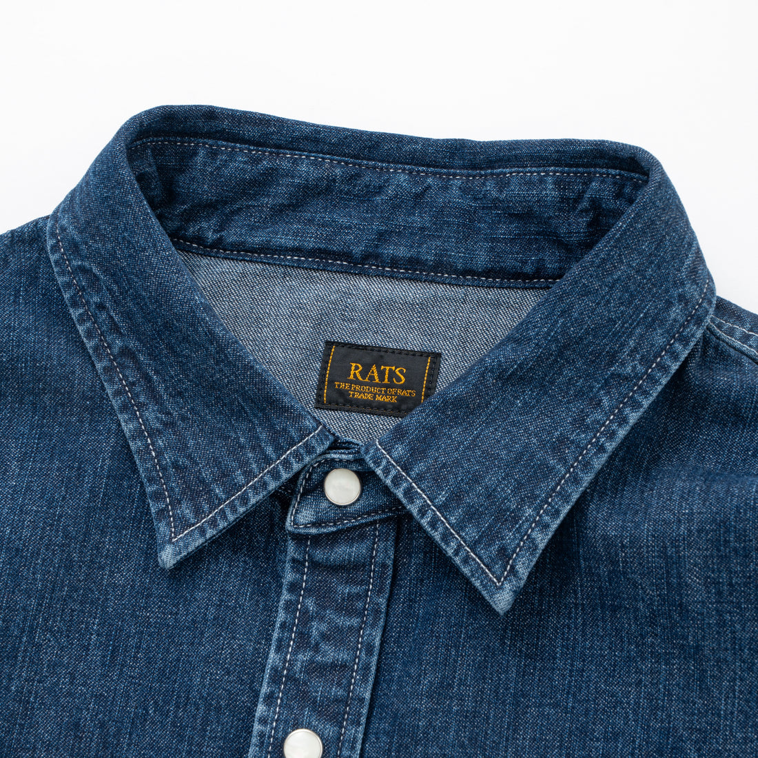 [RATS]DENIM SHIRT/INDIGO