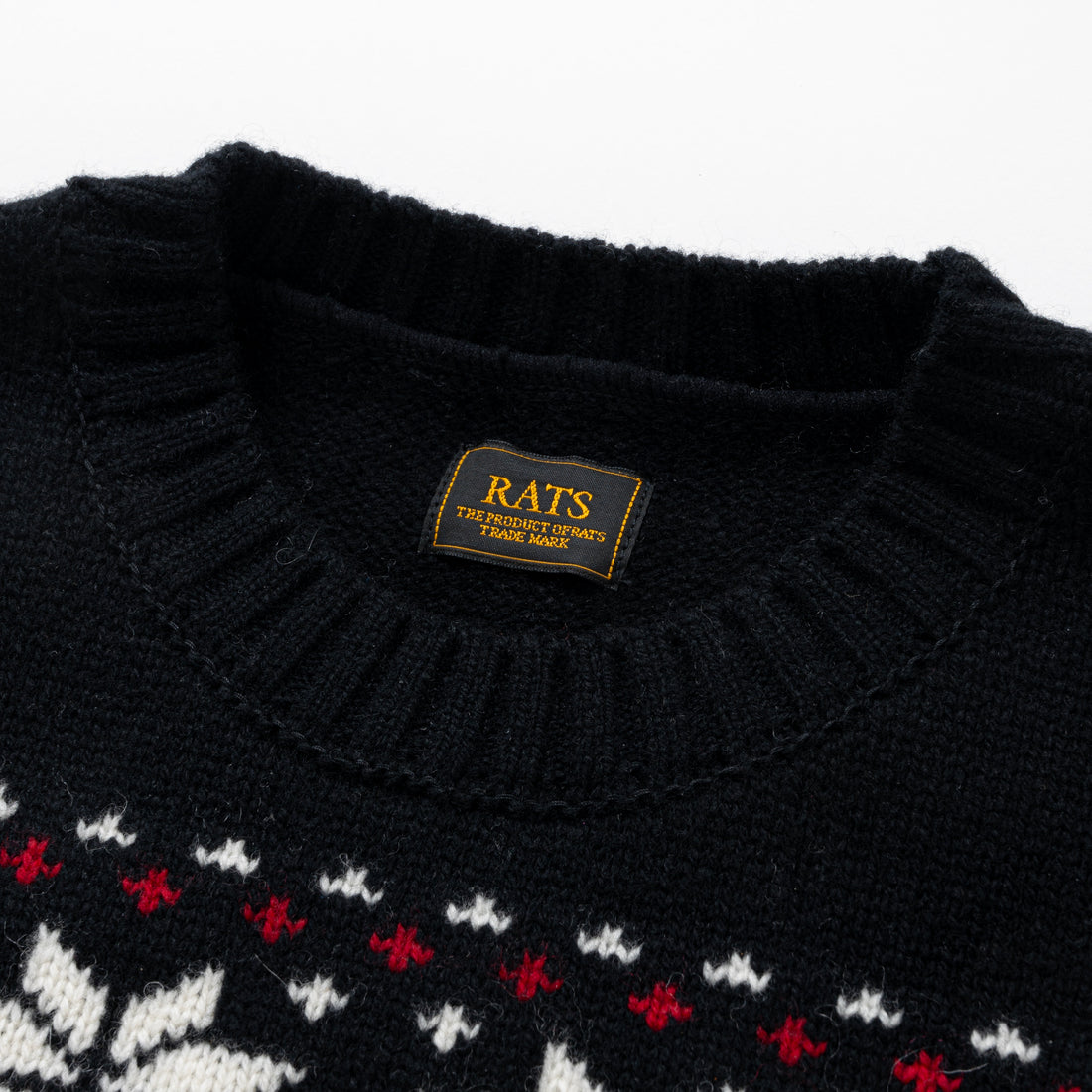 [RATS]NORDIC KNIT/ BLACK