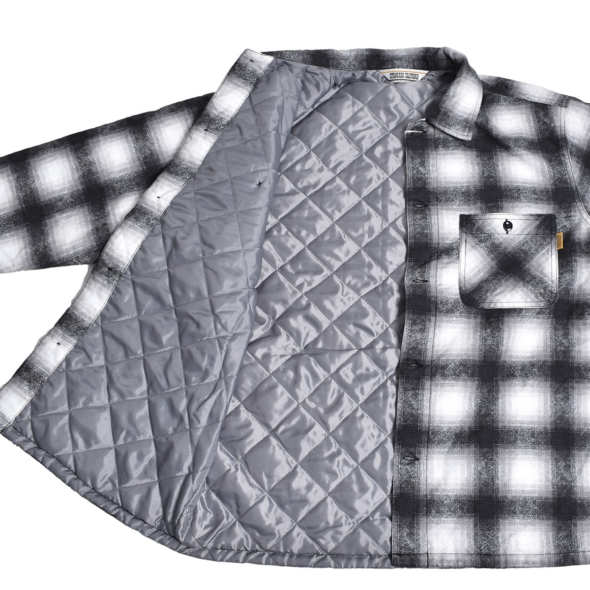 STANDARD CALIFORNIA]SD Quilted Print Flannel Check Shirt Jacket