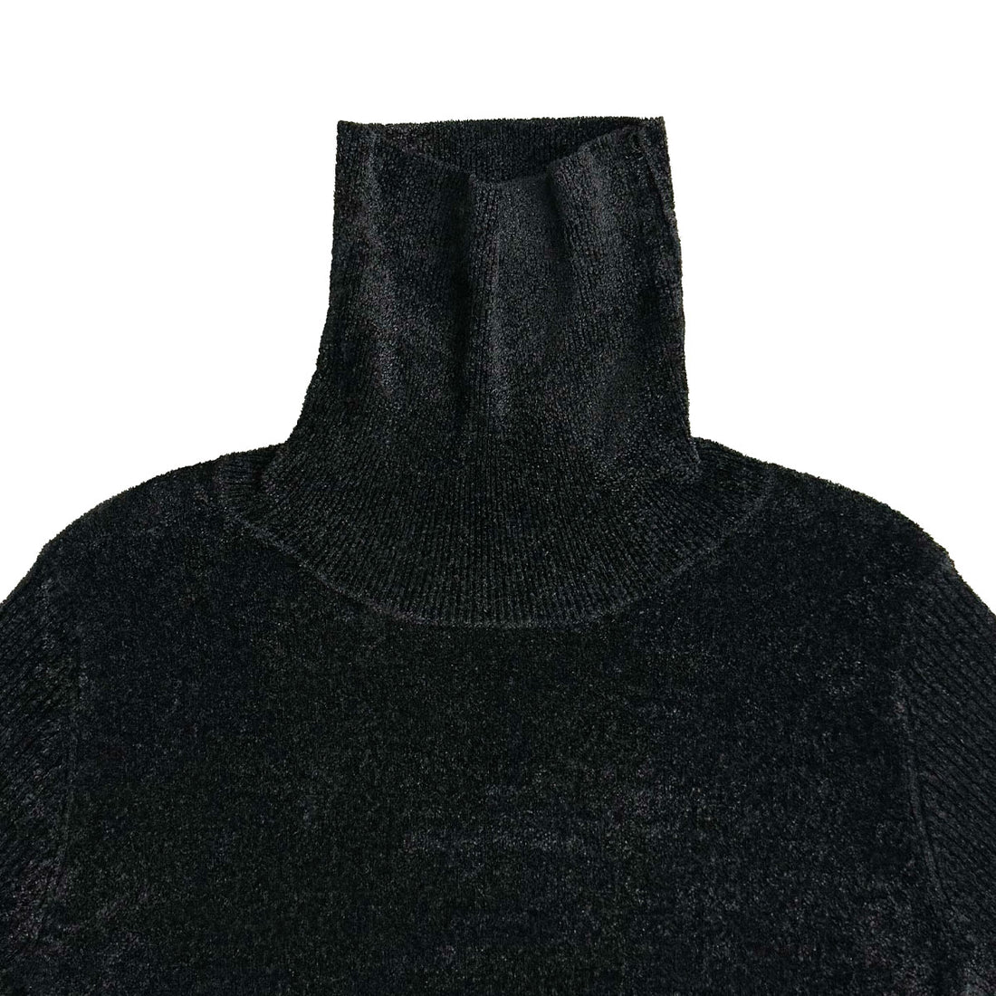 [UN3D]VELOUR TURTLE KT TOP/BLACK(522462600601)