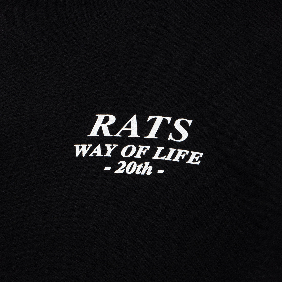 [RATS]20TH RATS x NH HOODED/BLACK