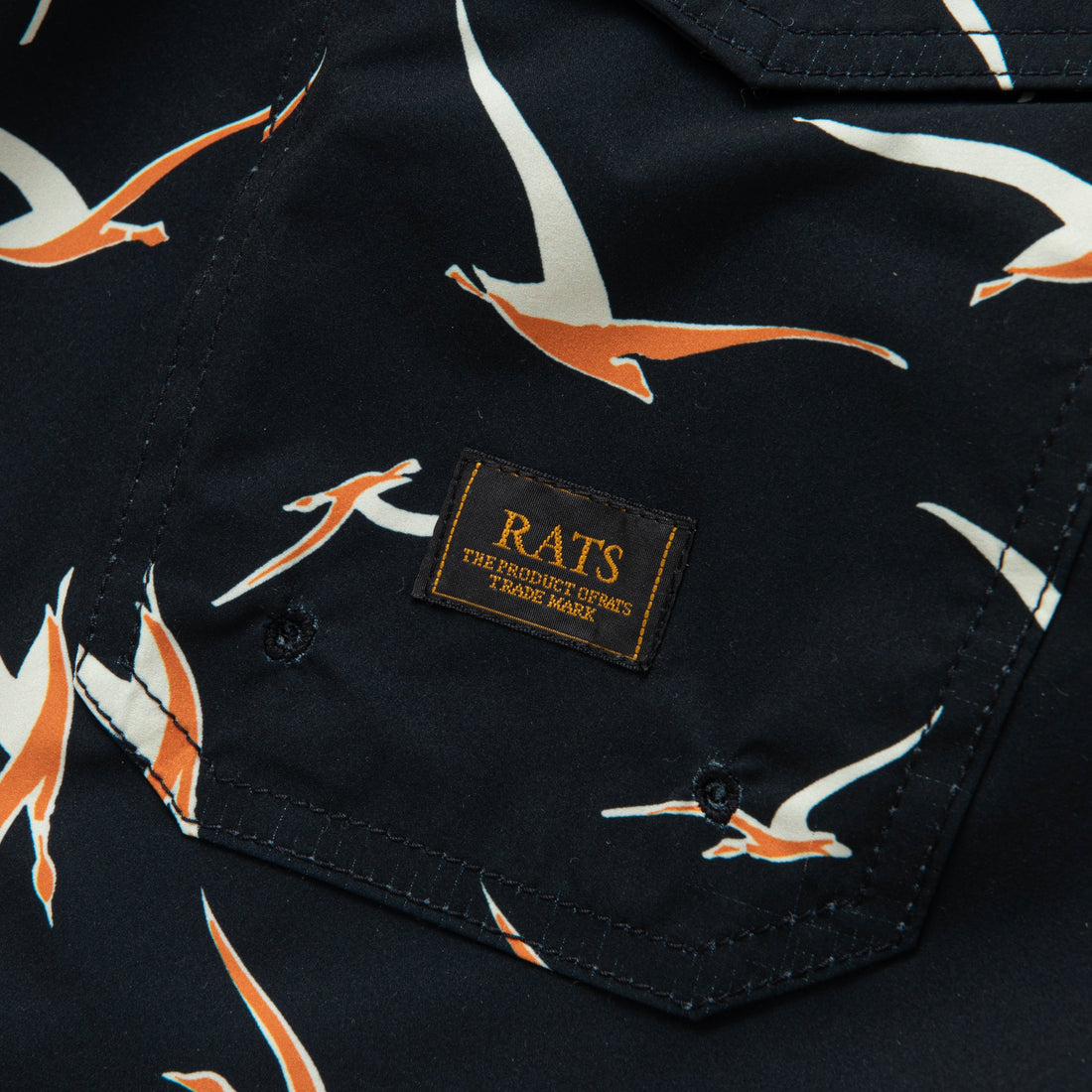 [RATS]BIRD SURF SHORTS/BLACK