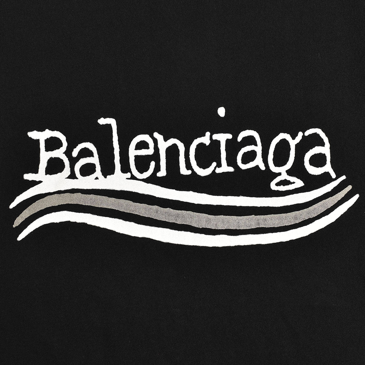 BALENCIAGA]Large Fit T-Shirt/BLACK/SILVER(641655TNVE7) – R&Co.