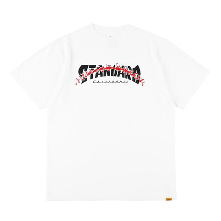 [STANDARD CALIFORNIA]AH × SD Skater Logo T/WHITE(TSOBE090)