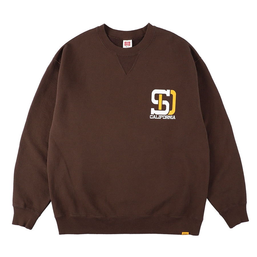 [STANDARD CALIFORNIA]SD US Cotton Logo Sweat/BROWN(SWOCH180)