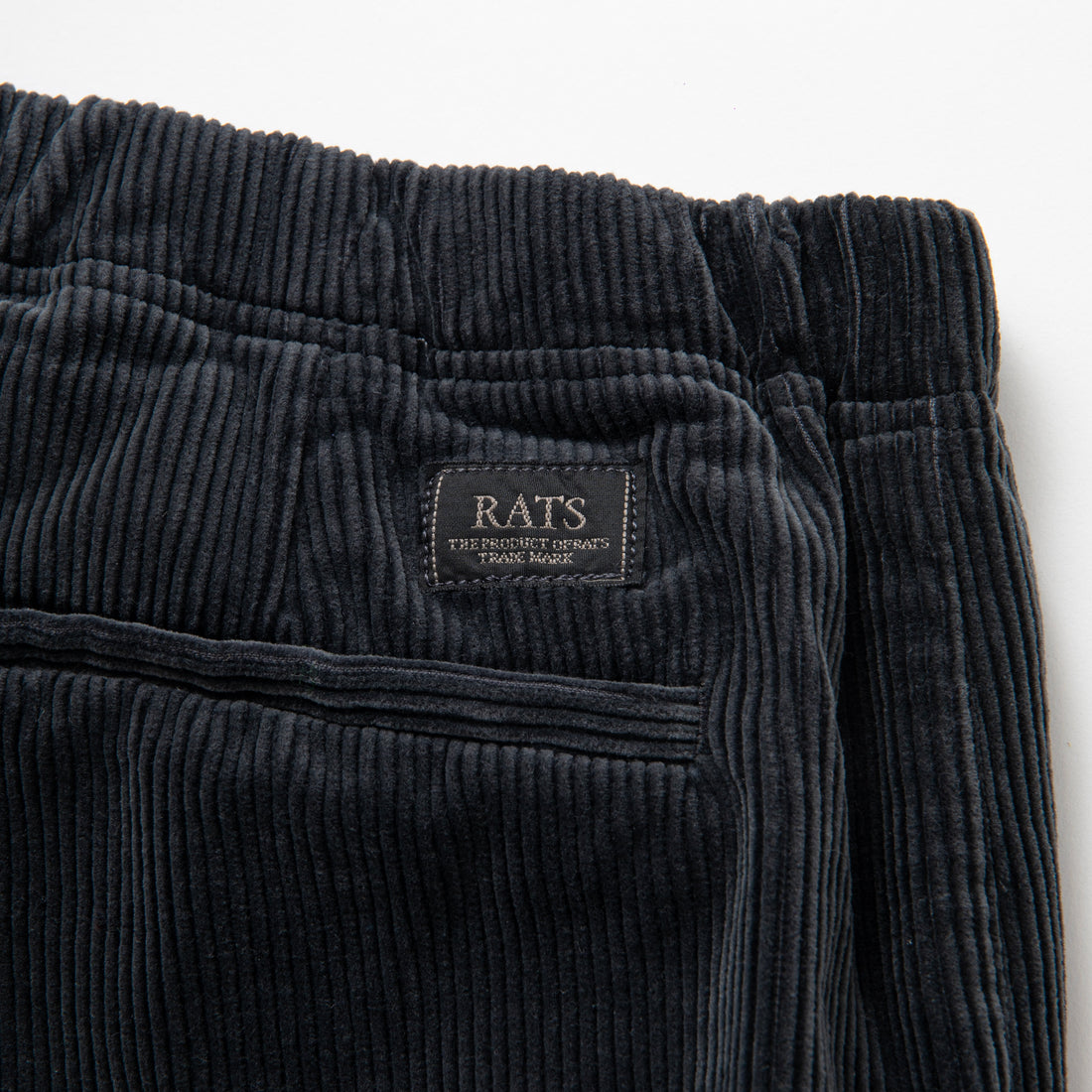 [RATS]CORDUROY EASY PANTS/CHARCOAL