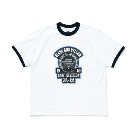 [RATS]TRIM PRINT TEE/BLACK