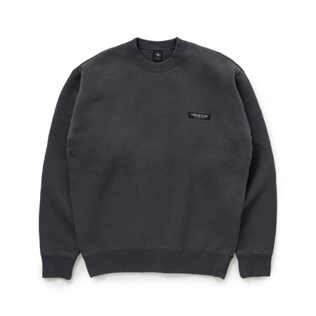 [RATS]FLEECE CREW NECK SWEAT/CHARCOAL