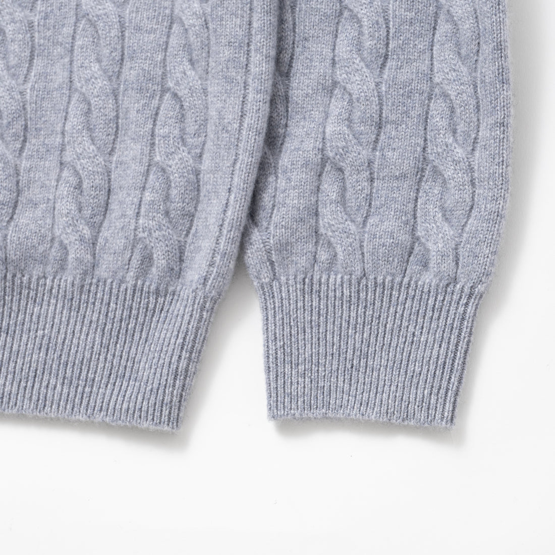 [RATS]CASHMERE CABLE KNIT/GRAY