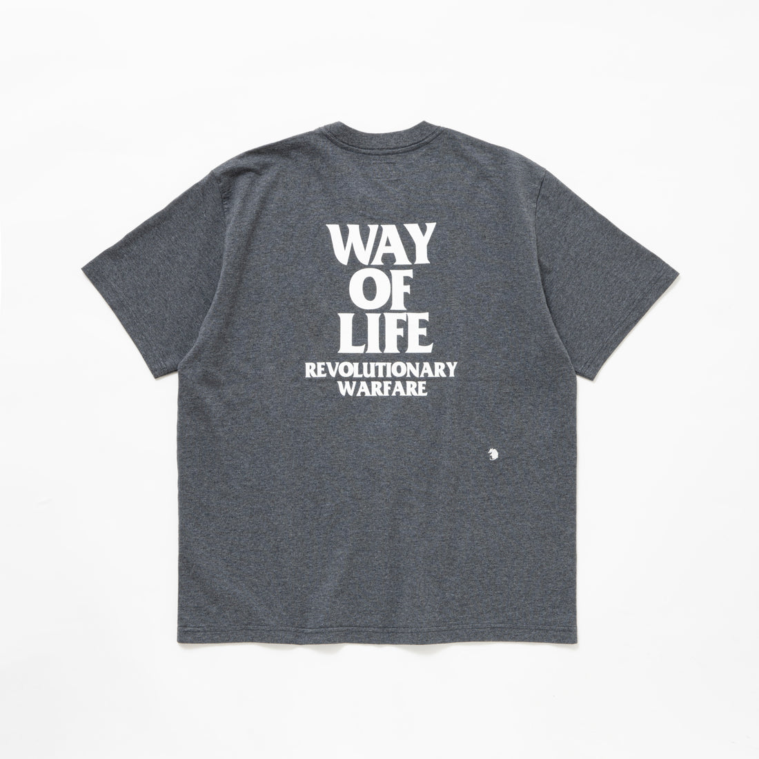 [RATS]BOX LOGO WAY OF LIFE TEE/CHARCOAL