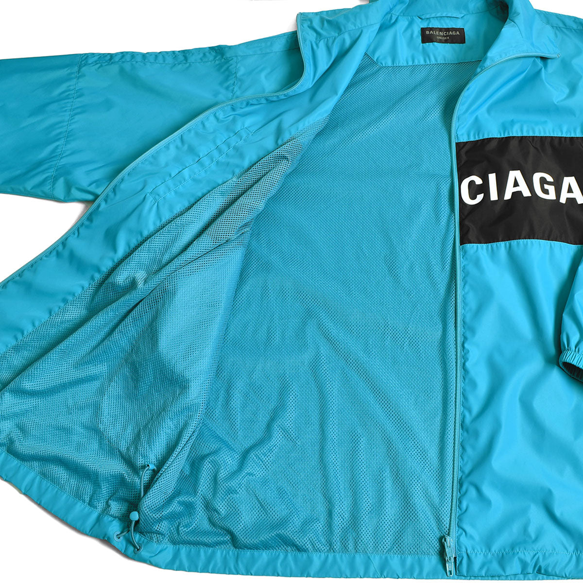 BALENCIAGA]Logo Zip-Up Jacket/TURQUOISE(725302TNO19) – R&Co.