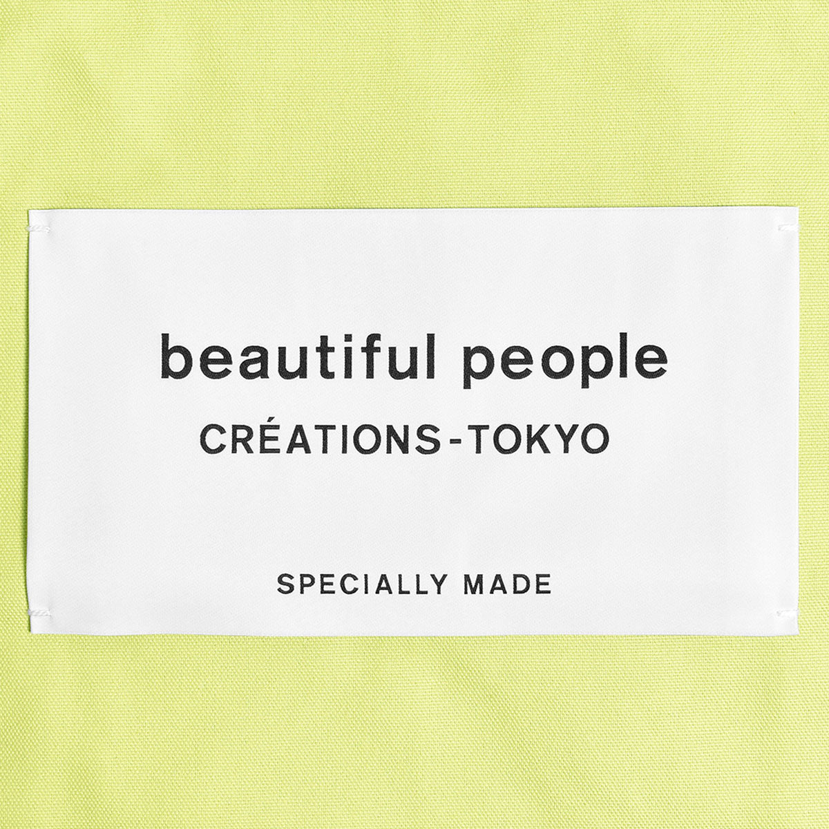 beautiful people]SDGs name tag tote bag/YELLOW(7336622901) – R&Co.