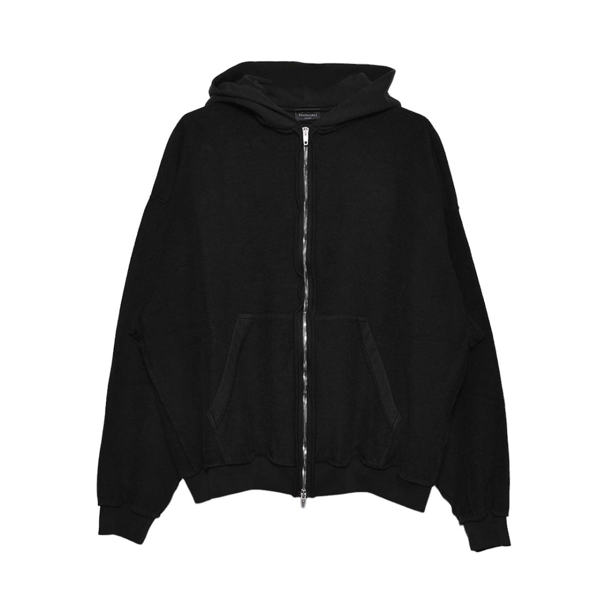 BALENCIAGA]Inside Out Zip-Up Hoodie/BLACK(790378TQVJ3) – R&Co.