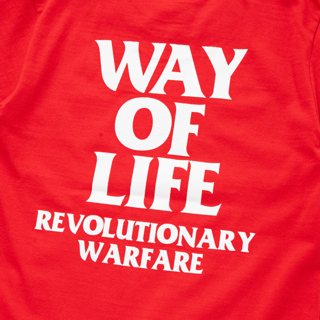 [RATS]SCRIPT LOGO WAY OF LIFE TEE/RED