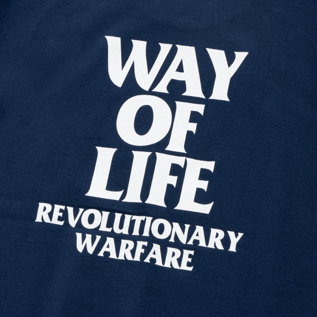 [RATS]SCRIPT LOGO WAY OF LIFE TEE/NAVY