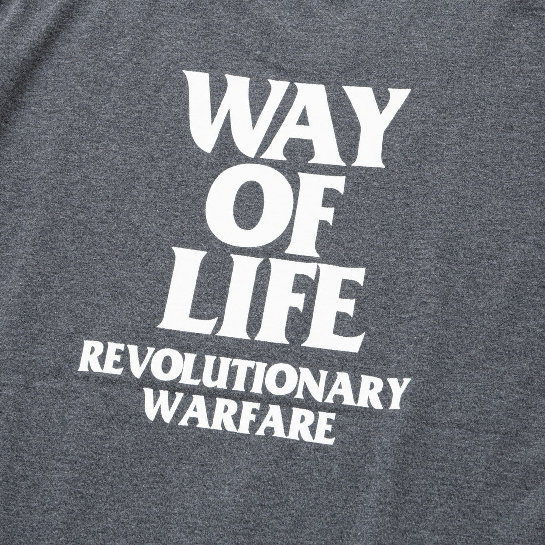 [RATS]SCRIPT LOGO WAY OF LIFE TEE/CHARCOAL