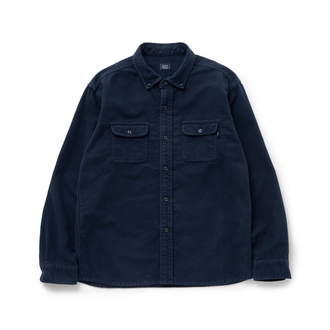 [RATS]MOLESKIN B.D SHIRT/NAVY