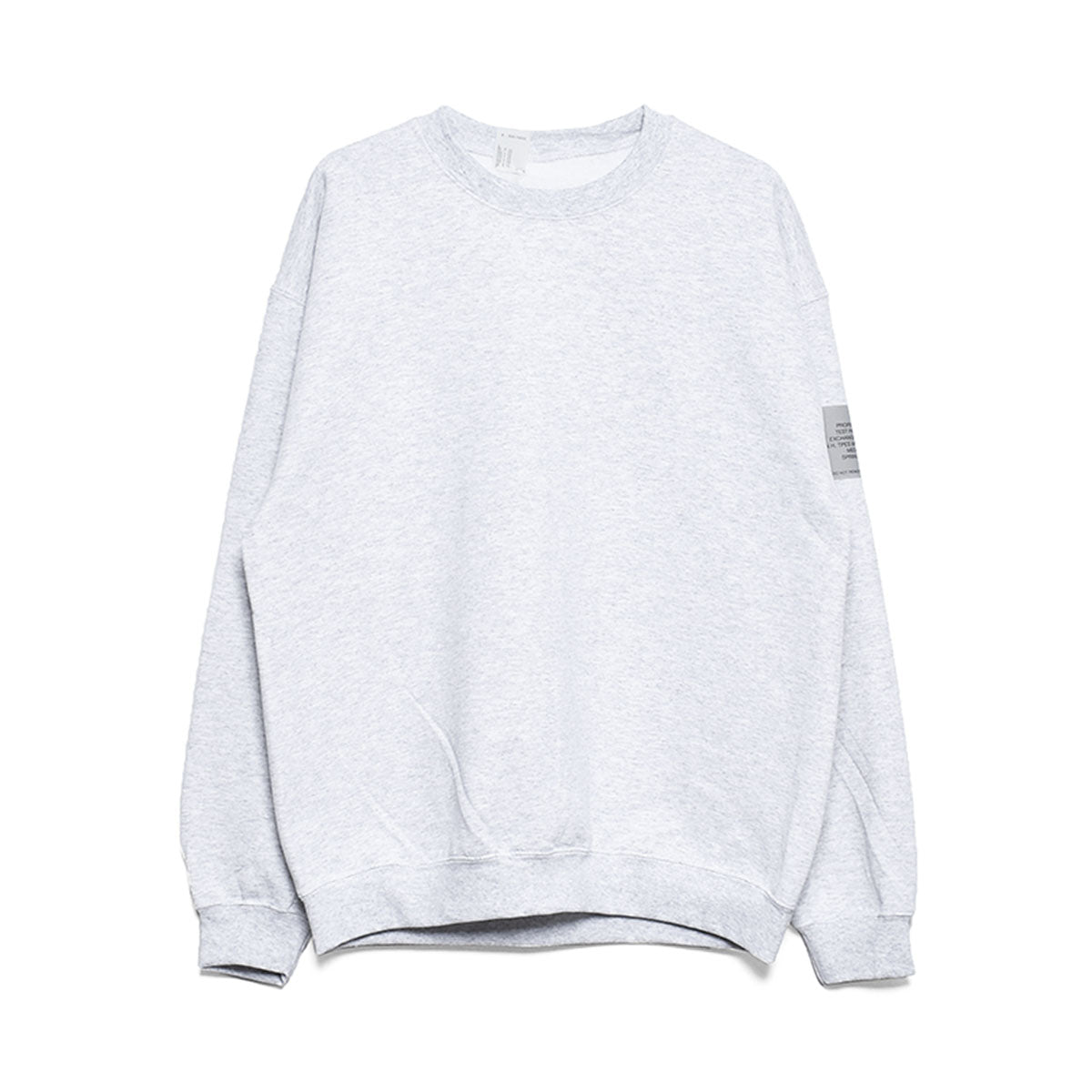 [N.hoolywood]CREWNECK SWEATSHIRT/LIGHT GRAY(9241-CS81)