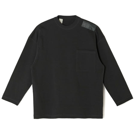 [N.hoolywood]L/S T-SHIRT/CHACOAL(9242-CS06-011)