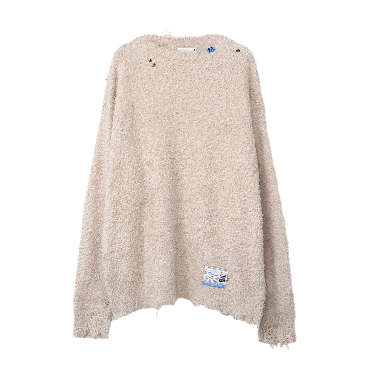 MAISON MIHARA YASUHIRO]Cotton Brushed Pullover Knit/BEIGE(A11SW522) – R&Co.