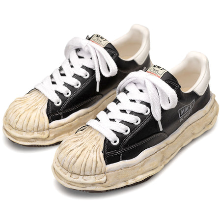 [MAISON MIHARA YASUHIRO]"BLAKEY" OG Sole Silicon Coating Canvas Low-top Sneaker/BLACK(A13FW727)