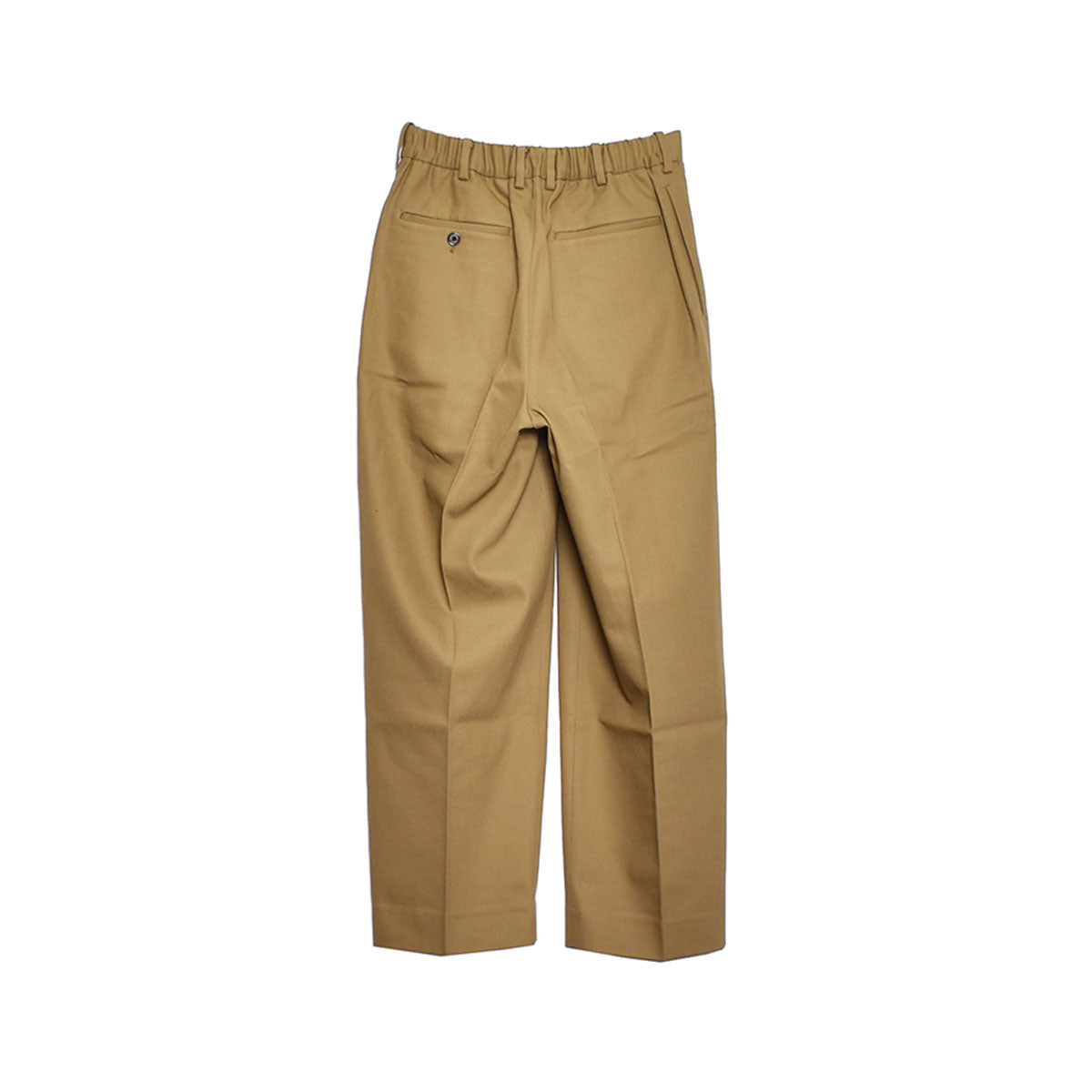 MARKAWARE]ORGANIC COTTON SURVIVAL CLOTH CLASSIC FIT TROUSERS/BEIGE