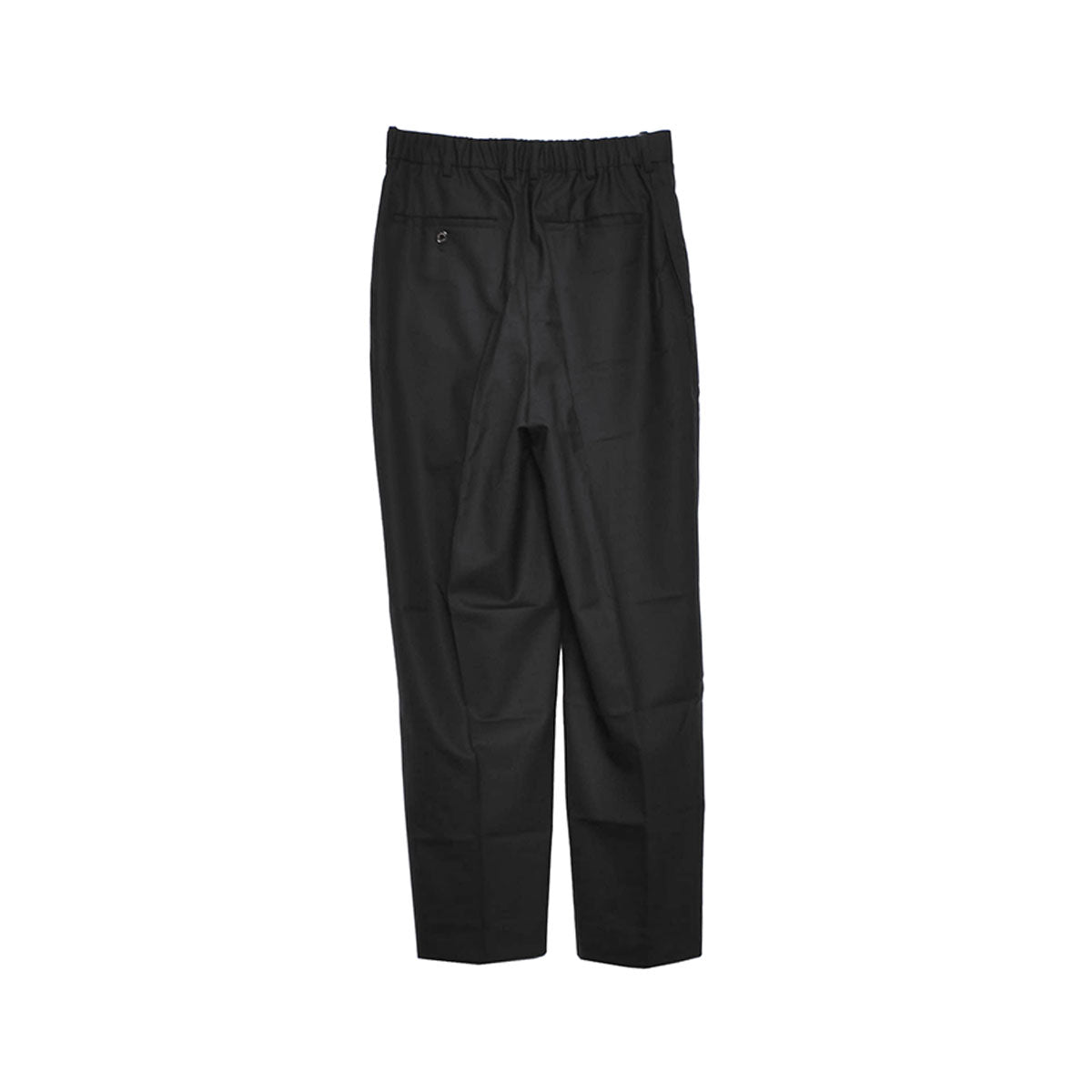 MARKAWARE]ORGANIC WOOL TROPICAL CLASSIC FIT TROUSERS/BLACK(A23A